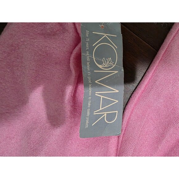 NWT Vintage Komar Lingerie Long Sleeve Pink Women's S Long Night Gown - Picture 4 of 7